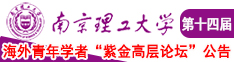 操女流水逼男视频南京理工大学第十四届海外青年学者紫金论坛诚邀海内外英才！